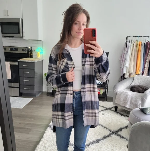 Forever 21 plaid flannel - Picture 2 of 7